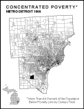 Detroit Concentrated Poverty 1999